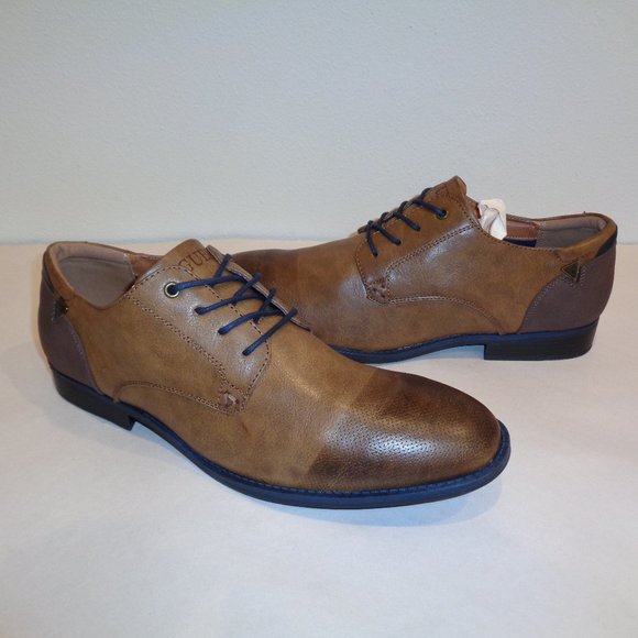 Guess Size 11 M BERTIN Brown Lace Up New Oxfords